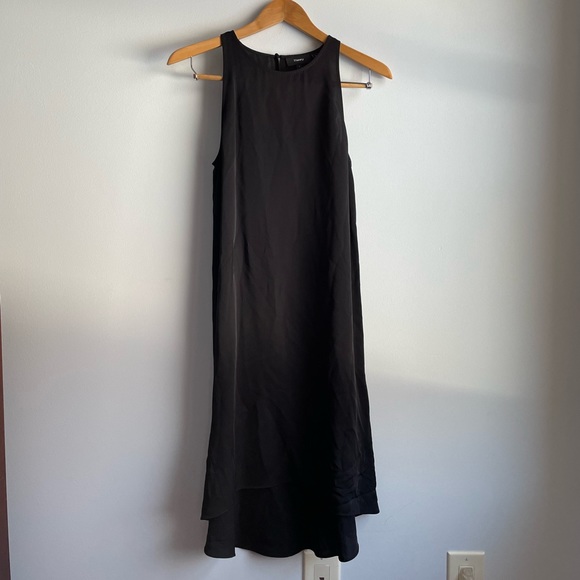 • THEORY ADLERDALE MODERN GEORGETTE SILK DRESS • - Picture 2 of 9